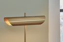 Rowleigh - Marble Desk Lamp - Gold Finish / White