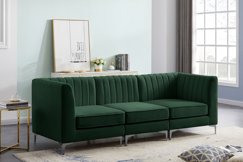 Alina - Modular Sectional 3 Piece - Green