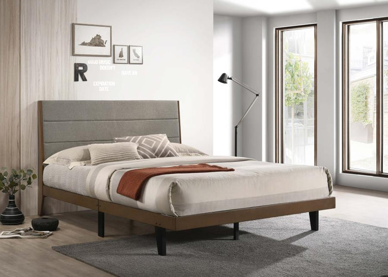 Mays - Wood Panel Bed