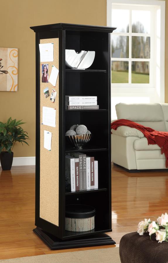 Robinsons - Swivel Accent Cabinet With Cork Board