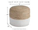 Sweed Valley - Round - Pouf