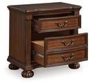 Lavinton - Three Drawer Night Stand - Brown