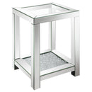 Valentina - Square Glass Top Table