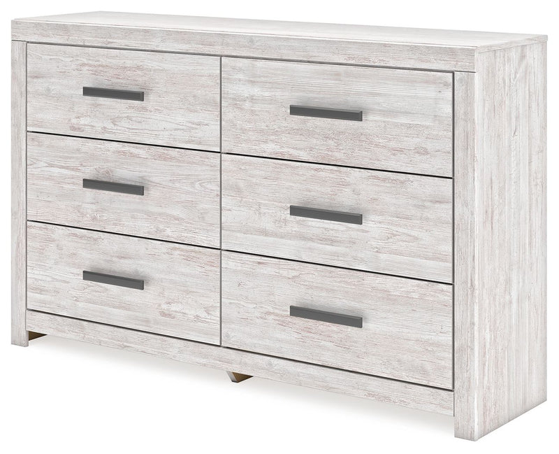 Cayboni - Whitewash - Six Drawer Dresser