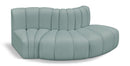 Arc - Faux Leather 3 Piece Modular Sofa