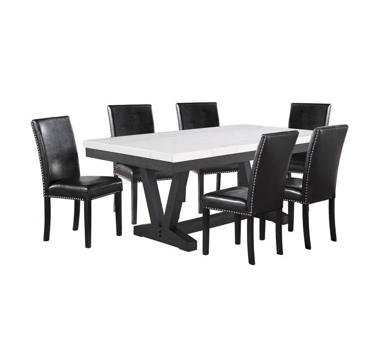 Varley - Nailhead Dining Chair (Set of 2) - Black