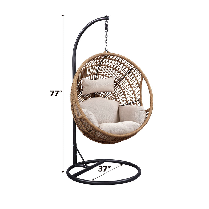 Vasant - Hanging Chair - Fabric & Rope