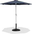 Fiji - Aluminum Patio Umbrella With Round Black And White Base