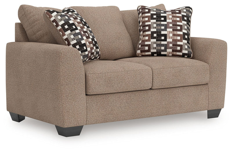 Triston-Peaks - Loveseat - Suede