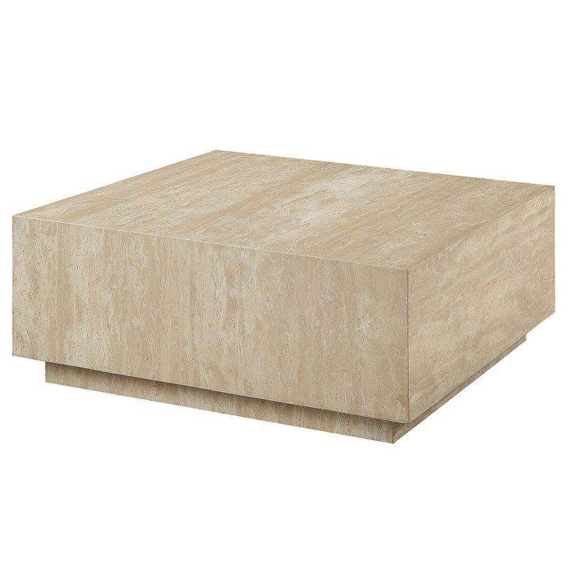 Deon - Coffee Table - Beige Travertine