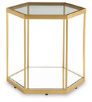 Veerwick - Accent Cocktail Table - Gold Finish