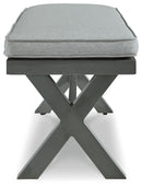 Elite Park - Bench With Cushion - Gray