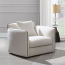 Yolanda - Chair With Pillow - Beige Chenille