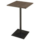 Cavalier - Square Pub Height Bistro Bar Table - Dark Elm