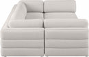 Beckham - 6 Piece Modular U-Shaped Armless Sectional