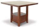 Ralene - Rectangular Dining Room Counter Extension Table - Medium Brown