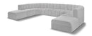 Arc - Boucle Fabric Modular Sectional