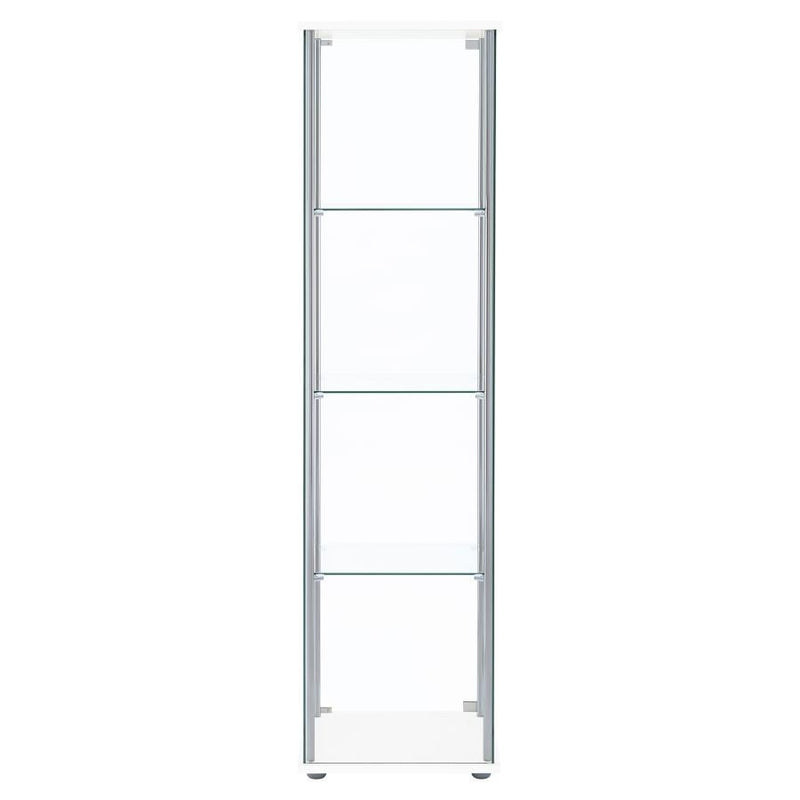 Bellatrix - 4-Shelf Clear Glass Curio Cabinet