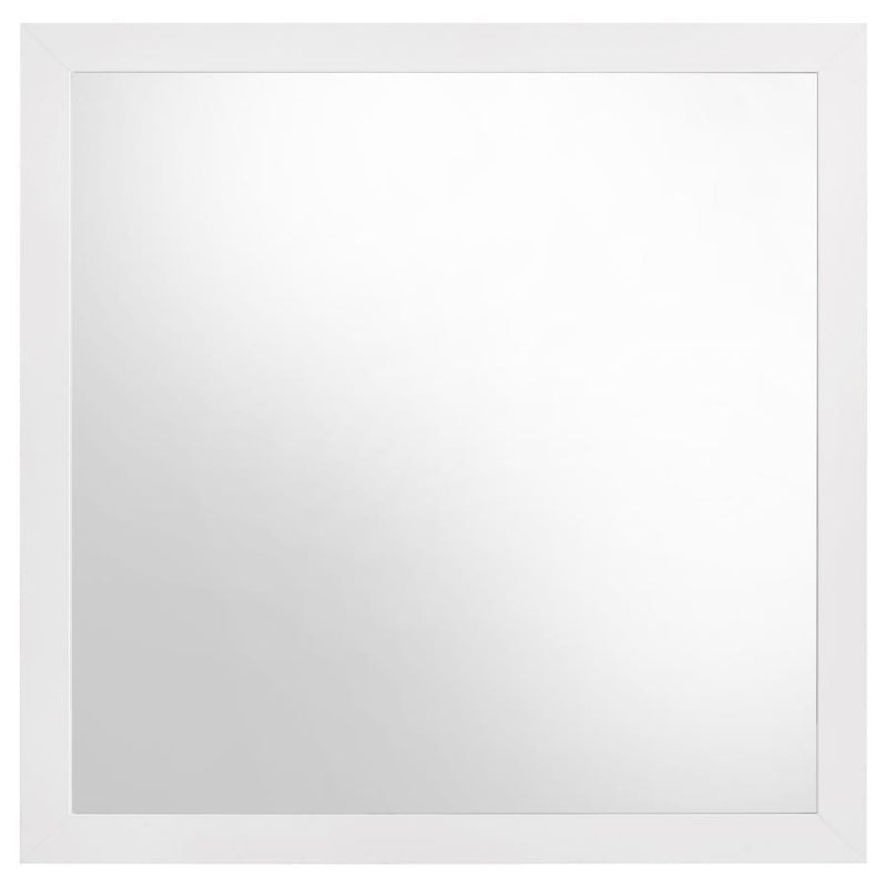 Ines - Dresser Mirror Holographic - White High Gloss