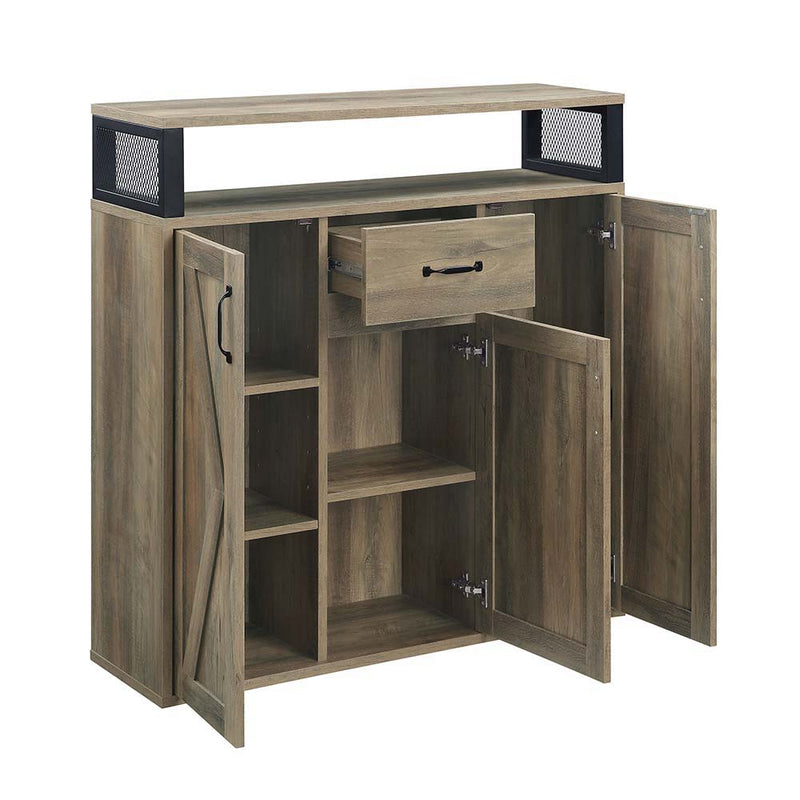Abiram - Server - Rustic Oak
