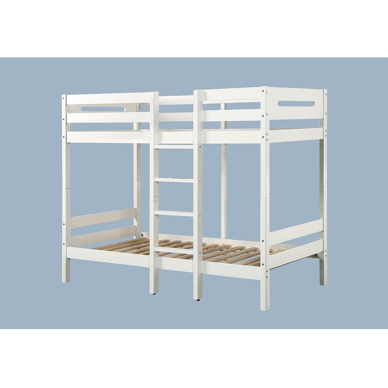 Esin - Twin Over Twin Bunk Bed - White