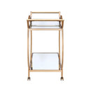 Traverse - Serving Cart - Mirrored & Champagne