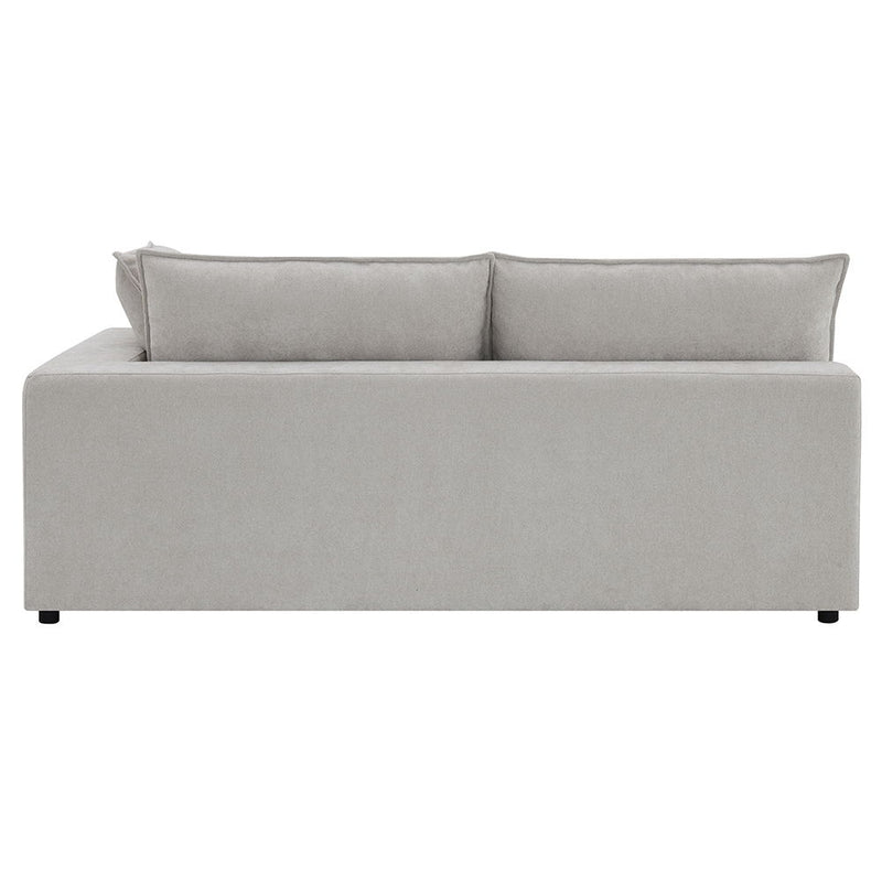 Marisa - Modular RF Loveseat With 2 Pillows - Beige Boucle