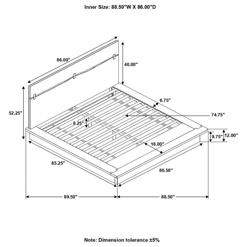 Winslow - Wood Panel Bed