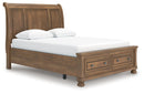 Feddinger - Storage Sleigh Bed