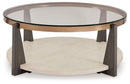Frazwa - Round Cocktail Table - Multi