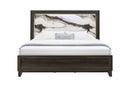 Harmony - Full Bed With LED - Dark Brown
