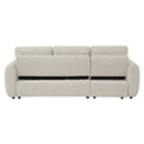 Nuriel - Reversible Sectional Sofa With Sleeper & Storage