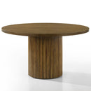 Hezrai - Round Dining Table - Walnut