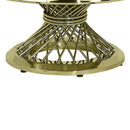 Fallon - Coffee Table With Engineered Stone Top - Engineered Stone Top & Gold