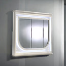 Laveda - Mirror With LED - Pearl White