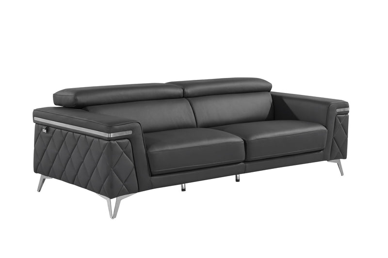 1140 - Top Grain Italian Leather Sofa