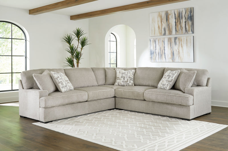 Lelandwood - Sisal - 3-Piece Sectional