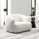 Lucifer - Chair - White Shimmer Chenille
