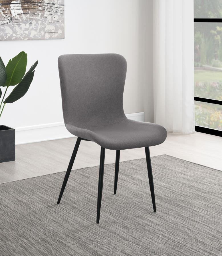 Horizon - Upholstered Dining Side Chair (Set of 2) - Taupe