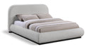 Vaughn - Chenille Bed With Black Base