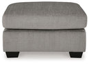 Lanelly - Oversized Accent Ottoman - Alloy