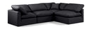 Indulge - Faux Leather 4 Piece Modular Sectional