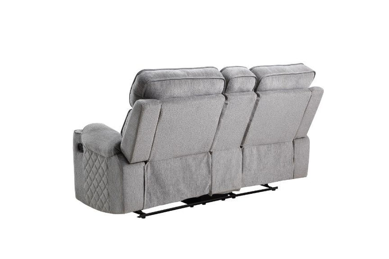 Aulada - Motion Loveseat w/Console and USB Port