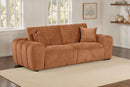 Burnett - Chenille Upholstered Wide Arm Sofa