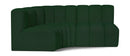 Arc - Boucle Fabric 3 Piece Sofa