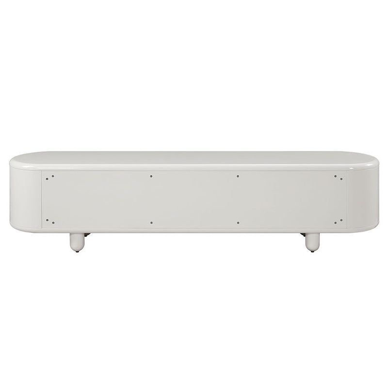 Keely - TV Stand - White High Gloss
