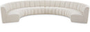 Infinity - 8 Piece Boucle Modular Sectional