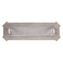 Northville - Sofa Table - Clear Glass & Antique Silver