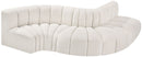 Arc - Boucle Fabric 5 Piece Modular Sofa