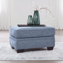 Carissa Manor - Ottoman - Denim